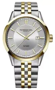 Raymond Weil Freelancer Automatic Two-Tone Steel Date Mens Watch 2731-STP-65001