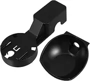 iplusmile Wall Mount Speaker Bracket with Cable Management Dual Function Socket Holder Speaker Stand Easy Installation for Stylish Black Design for Home Organization