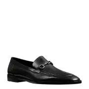 EMIL BLACK LEATHER LOAFERS