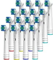 Replacement Toothbrush Heads for Oral B Braun-16 Pack Professional Electric Toothbrush Heads Compatible with Oral B Replacement Brush Heads 7000/Pro 1000/9600/ 5000/3000/8000 Adults Kids