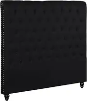 Foret Bed Head Double Size Headboard BedHead Frame - Black