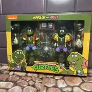 NECA Teenage Mutant Ninja Turtles TMNT Napoleon and Attila 2-Pack 2021 BNIB (A4)