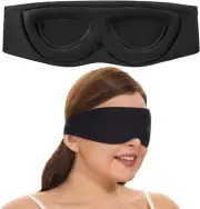 Sleep Mask for Side Sleepers Best Contoured Eye Mask for All Sleeping Positions