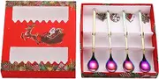 Stainless Steel Coffee Spoons Ice Cream Spoons Soup Spoons Sugar Dessert Spoons Mixing Spoons Kitchen Tableware 4 Colors Stainless Steel Coffee Spoons Small