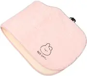 CHILDWEET Cute Bunny Car Seat Cover Fluffy Plush Cushions for Winter Non Slip Design Fun Cartoon Style Easy Installation for All Car Models