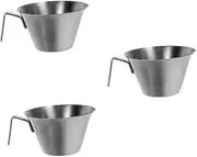 TOPPERFUN Pcs Quarter Cup Scoop Espresso Measuring Cups Stainless Steel Essential Tool for Easy Maintenance