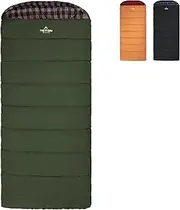 TETON Sports Bridger Canvas Sleeping Bag, -35˚F, -20˚F, 0˚F, 20˚F Degree Options - Cold Weather Winter All-Season Outdoor Gear, Car & Tent Camping Accessories & Essentials