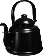Hearth Designs Kettle Matte Black 2.3L Enamel Kettle RTK02 New