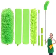 6Pcs Feather Duster for Cleaning,Extendable Feather Dusterwith 30-100 Inch Te...