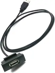 Fit for Skoda Octavia RCD510 RNS315 USB Interface Slot Button Headunit Panel with Cable