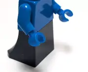 Lego - Minifigure Legs - Skirt / Dress, Black
