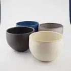 Mat Bowl Deep S Kaoline Handmade Kyo-yaki/Kiyomizu-yaki JAPAN fuuu BRAND