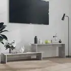 NNEVL TV Cabinet Concrete Grey 180x30x43 cm Chipboard