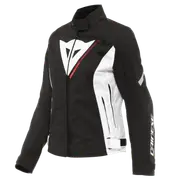 Veloce D-Dry Jacket Lady Black White Lava Red