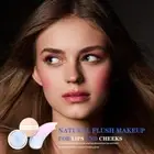 Temperature Changing Color Powder Blusher Cream Natural Long-lasting Nude R8L7