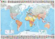 MICHELIN MAP THE WORLD 12701 (P, ROLLED) (MAPS/WALL **BRAND NEW**