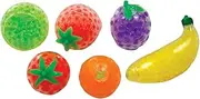 Raymond Geddes & Company Fruity Beads Squish Ball 12/Box, Assorted