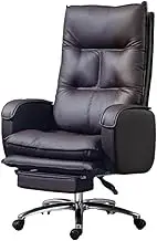 Executive Desk Chair Ergonomic Office Chair with Reclining Function for Home Office Gaming and Dorm Comfortable Leather Executive Chair Office Chair