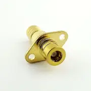 1x RF Adapter Connector SMB Female To SMB Female Jack 2 Holes Flange Panel Mount