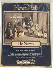 Donna Gallagher Home Folk The Nativity Pattern Christmas Soft Sculpt Manger Doll