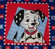 16" VINTAGE DISNEY 101 DALMATIONS DOMINO DOG ACCENT THROW PILLOW COVER SHAM