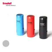 Custom Self Inking Rubber Stamp Trodat 4612 ROUND diameter 12mm Loyalty Card