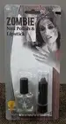 ZOMBIE NAIL POLISH & LIPSTICK SET Dead Undead Gray Color Rubies Women 33561 NEW