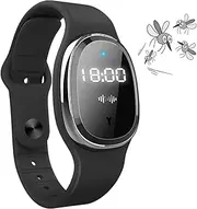 Portable Mosquito Repellent Bracelets with Clock Deet Free Bug Insect Repellent Bands Reusable Long Protection Electronic Pest Control Band for Kids & Adults