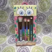 Spongebob Squarepants Makeup Collection Makeup Brushes 4 Pieces Set .