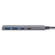 Bonelk Long-Life USB-C 4-in-1 Multiport Slim Hub (Space Grey)