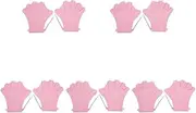 5 Pairs of Adjustable Swim Paddles Swimming Pool Gloves Diving Auxiliary Gloves