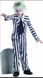 Graveyard Ghost Costume Big Boys' large 12-14