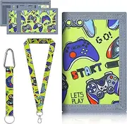 [CHAOTEMAI] Wallet Neck Pouch Children Men Personalised Gifts Children Boys Christmas Change Wallet Mini Purse Coin Purse with Viewing Window for Hanging