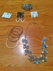 Costume jewelry Lot 9 pieces includes Catherine Catherine Malandrino necklace