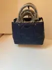 GUESS Ellery Girlfriend Satchel/handbag/crossbody in midnight blue (NEW)