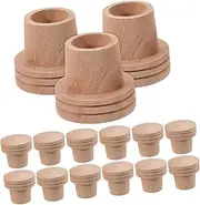 CANIGHT 15 Pcs Moxa Fire Extinguisher Moxa Stick Moxibustion Device Unfinished Flower Pot Organic Moxibustion Stick Moxa Bale Bed Legs Risers Table Extender for Desk Furniture Risers White