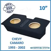 Chevy Camaro 1993-2002 10" Dual Sub Box Subwoofer Enclosure Speaker Box