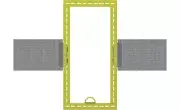 Monitor Audio WB5LCR 4-pack of pre-construction brackets select in-wall speakers