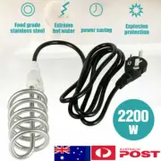 Travel Hot water immersion heater Portable water heating system stainless steel