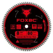 8-1/4 Inch 80-Tooth Table Saw Blade Metal Cutting 5/8-Inch Arbor for Aluminum