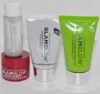 GlamGlow 4pc Lot SuperMud Clearing & Cleansing Treatment, Night Cream & Toner