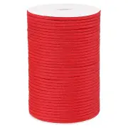 328FT 550 Paracord, 4mm 7 Strand Parachutes Cord Spool, Bright Red