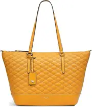 RADLEY London Angel Street Medium Leather Zip-Top Tote Bag Yellow H6172740