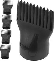 5pcs Hair Dryer with Comb Blow Dryer Hair Diffuser Home Diffusers Round Brush Hair Dryer Hair Dryer Brush Hair Dryer Diffuser Salon Comb Hair Dryer Curly Hair Comb Pa(nylon) Black
