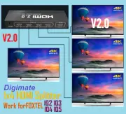 1x4 HD1080P 3D V2.0 HDMI Splitter Duplicator Amplifier Extender / Foxtel IQ4 IQ5