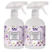 BOUQUET GARNI Fabric Deodorizer White Musk 500ml(16.90oz) x 2pcs Fabric Refreshe