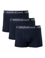 [Mitch Dowd] Bamboo Trunks 3 Pack in Navy
