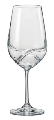 Bohemia Crystal Turbulence Wine Glass 350ml Set of 2
