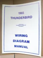 New 1965 Ford Thunderbird Wiring Diagram Manual