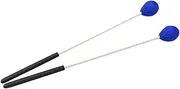 TOGEVAL 1Pair Wool Drum Mallets for Percussion Instruments Comfortable Drumsticks for Professionals and Students for Beginners present for Musical Development